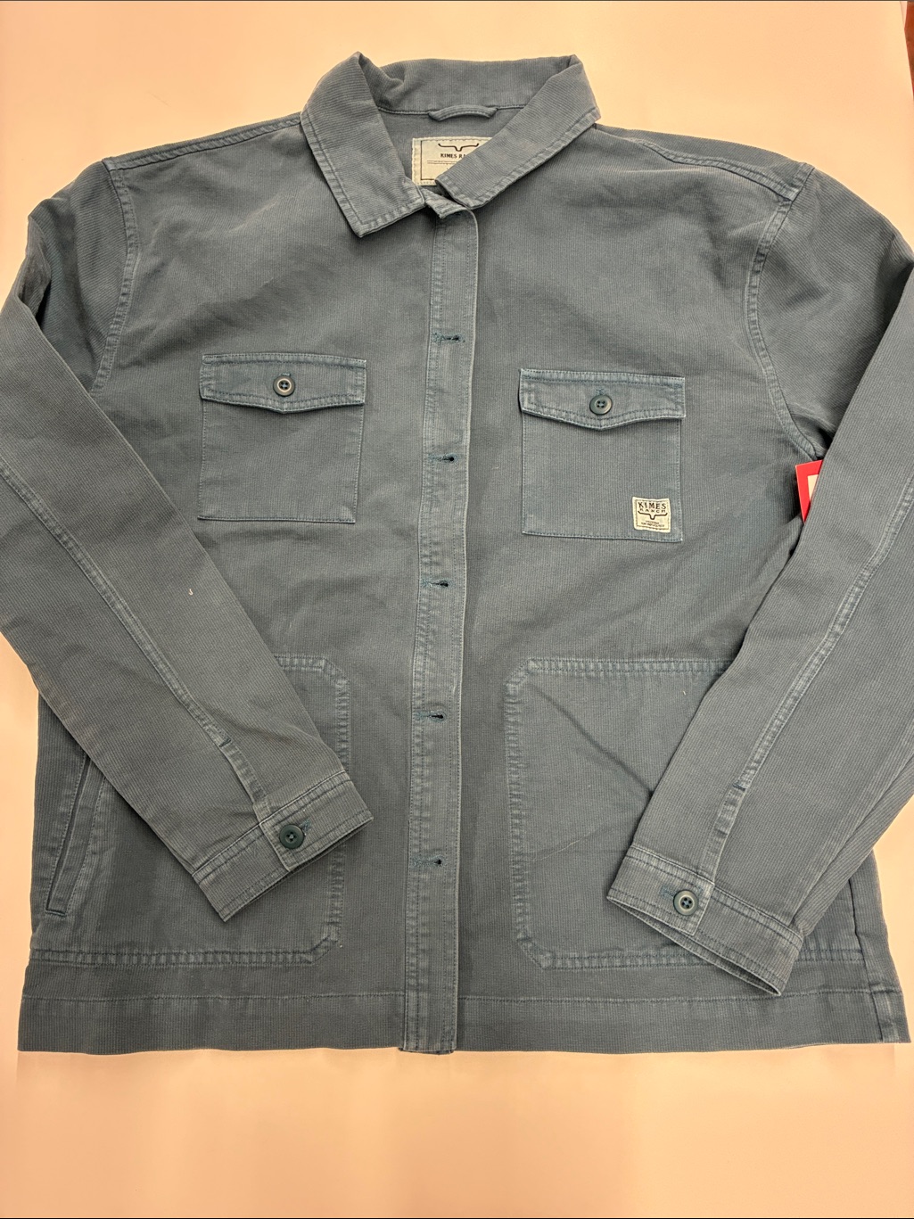 Brand New! Kimes Ranch Women's Dark Blue Cloverleaf Shirt Jacket